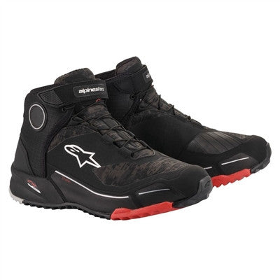 Alpinestars CR-X Drystar Riding Shoes - Black/Camo/Red