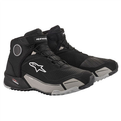 Alpinestars CR-X Drystar Riding Shoes - Black/Cool Grey