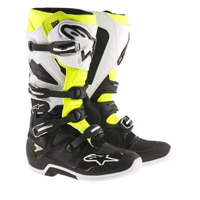 Alpinestars 2017 Tech 7 MX Boots - Black/White/Yellow