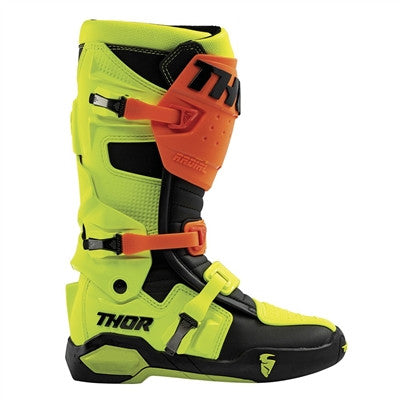 Thor 2022 Radial MX Boots - Flo Orange/Flo Yellow