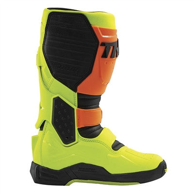 Thor 2022 Radial MX Boots - Flo Orange/Flo Yellow