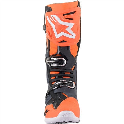 Alpinestars 2021 Tech 10 Offroad Boots - Grey/Orange/Black/White