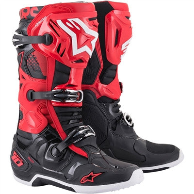 Alpinestars 2021 Tech 10 Offroad Boots - Black/Red