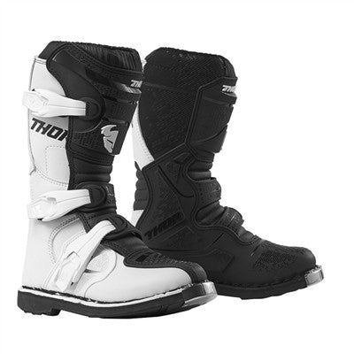 Thor 2023 Youth Blitz XP Boots - White/Black