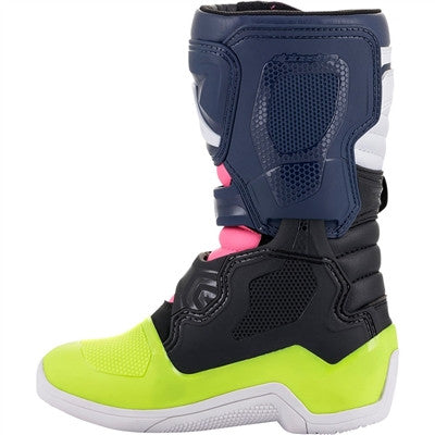 Alpinestars 2021 Youth Tech 3S Offroad Boots - Black/Blue/Pink