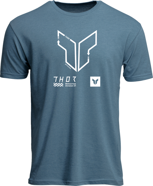 Thor Trax T-Shirt Heather Slate Blue