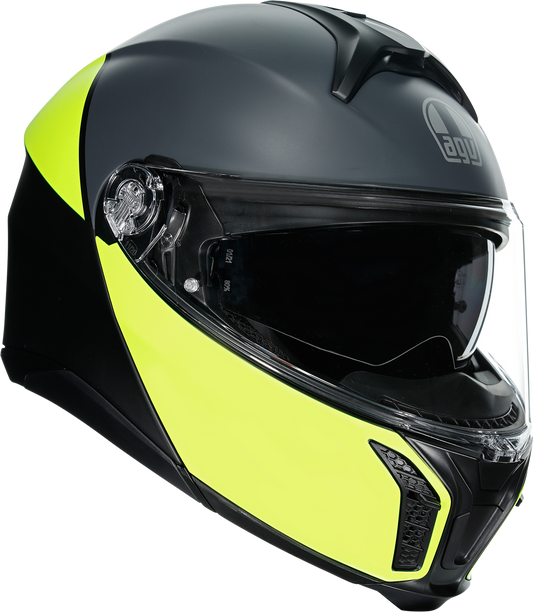 AGV Tourmodular Helmet Balance Black/Yellow Fluo/Gray
