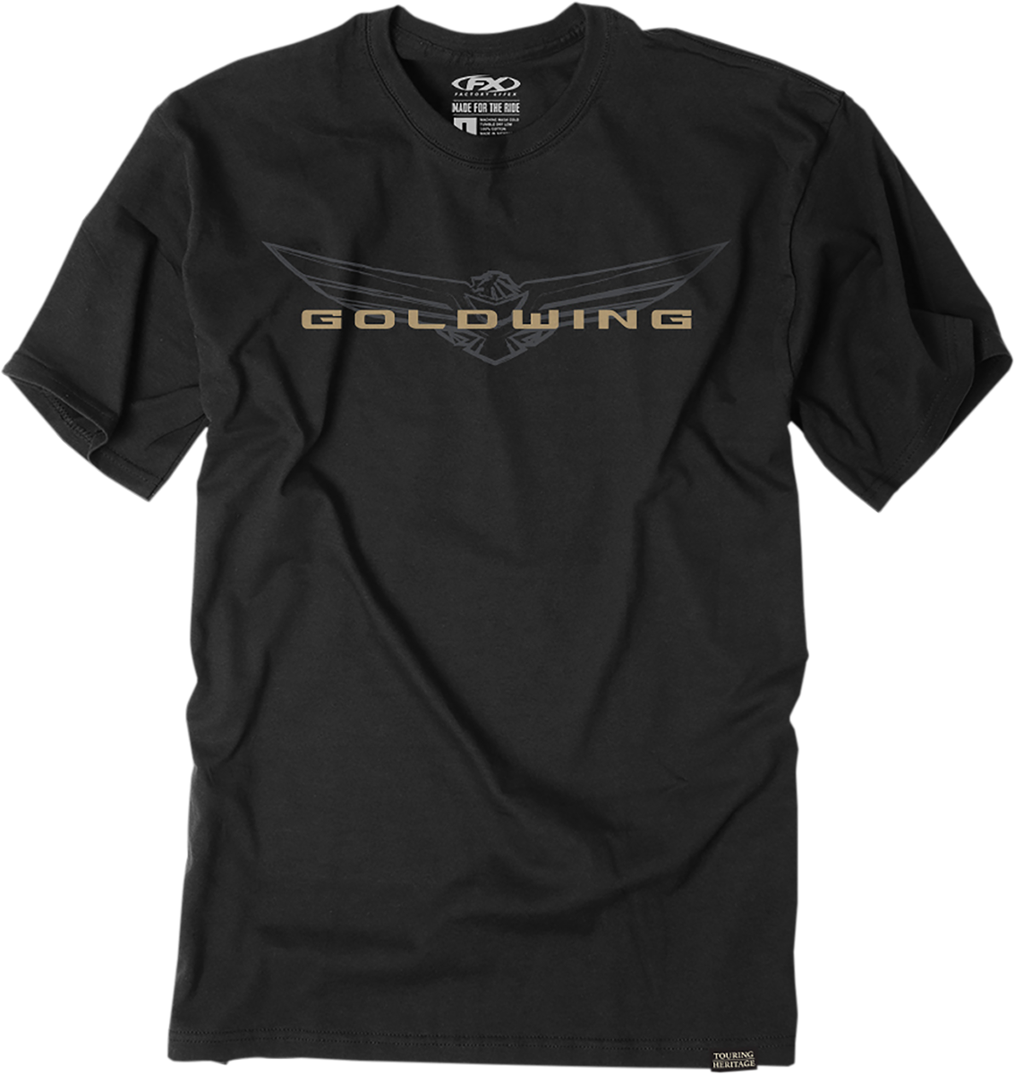 Factory Effex Goldwing Sketched T-Shirt- Black