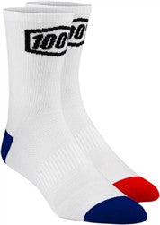 100% 2016 Terrain 6” Polypropylene Socks - White