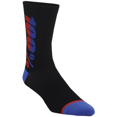 100% Athletic Socks - Rythym Black