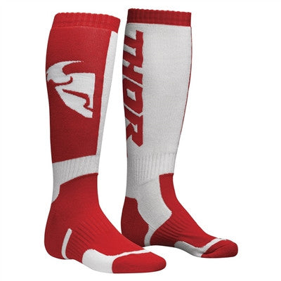 Thor 2021 Youth MX Socks - Red/White