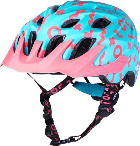 Kali Youth Chakra Plus Zwiggles Bicycle Helmet Zwiggles Matte Seafoam/Salmon