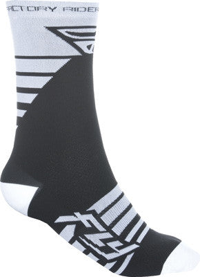 FLY Racing Factory Rider Socks - White/Black