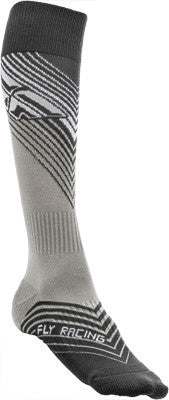 FLY Racing 2019 Youth MX Socks - Thin Black/White