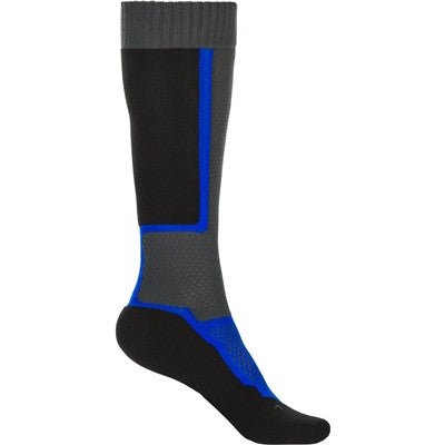 FLY Racing 2021 MX Thin Socks - Black/Grey/Blue