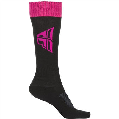 FLY Racing 2021 MX Thick Socks - Black/Pink/Grey