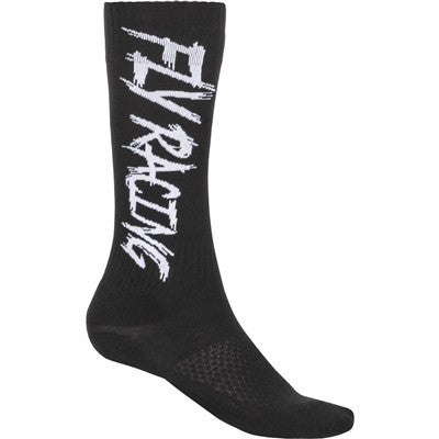 FLY Racing 2021 MX Pro Thin Socks - Black/White