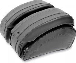 Saddlemen Cruis'N Deluxe Saddlebag Set With Chrome Supports