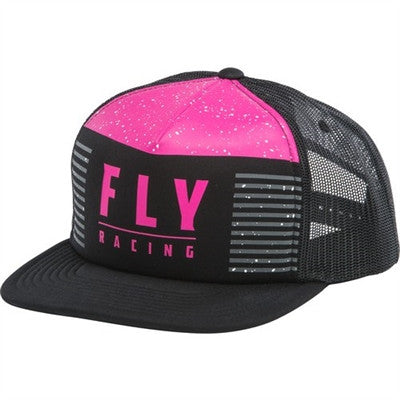 FLY Racing Hydrogen Snapback Hat - Black/Pink
