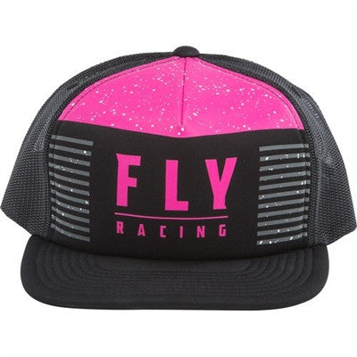 FLY Racing Hydrogen Snapback Hat - Black/Pink