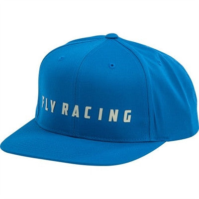 FLY Racing Logo Snapback Hat - Blue