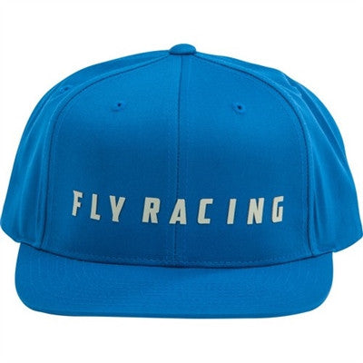 FLY Racing Logo Snapback Hat - Blue