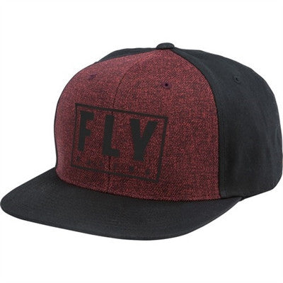 FLY Racing Gasket Snapback Hat - Black/Red