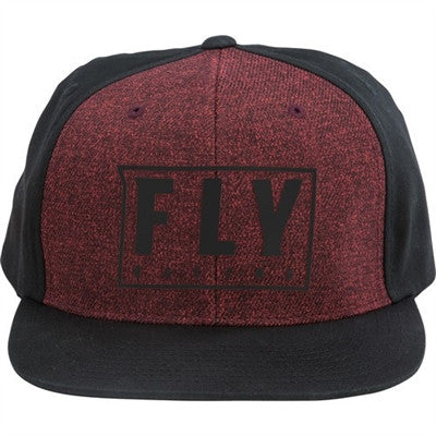 FLY Racing Gasket Snapback Hat - Black/Red