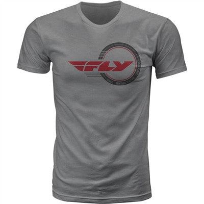 FLY Racing Standard Issue Tee - Heather Grey