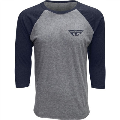 FLY Racing Art 3/4 Sleeve Tee - Navy