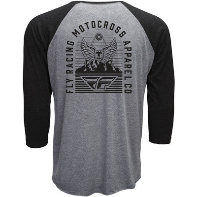 FLY Racing Art 3/4 Sleeve Tee - Black