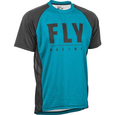 FLY Racing 2020 Super D Bicycle Jersey - Blue Heather/Black