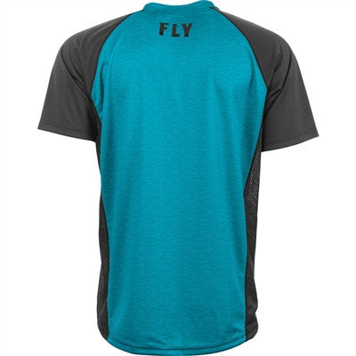 FLY Racing 2020 Super D Bicycle Jersey - Blue Heather/Black