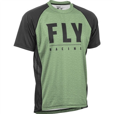 FLY Racing 2020 Super D Bicycle Jersey - Sage Heather/Black