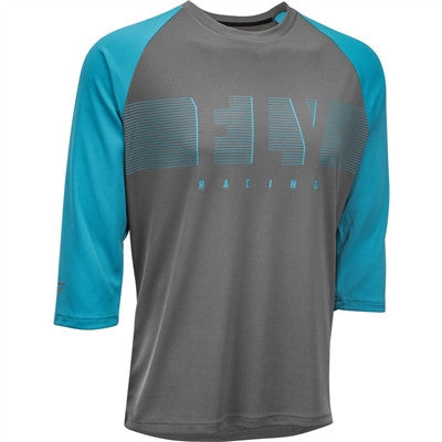 FLY Racing 2020 Ripa 3/4 Sleeve Bicycle Jersey - Blue/Charcoal