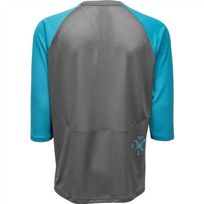 FLY Racing 2020 Ripa 3/4 Sleeve Bicycle Jersey - Blue/Charcoal