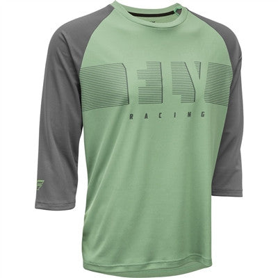 FLY Racing 2020 Ripa 3/4 Sleeve Bicycle Jersey - Sage/Charcoal