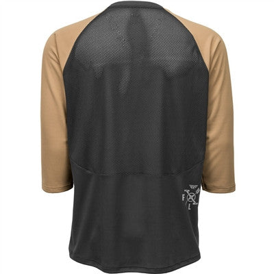 FLY Racing 2020 Ripa 3/4 Sleeve Bicycle Jersey - Black/Khaki