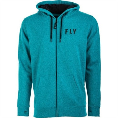 FLY Racing Logo Zip Up Hoodie - Blue