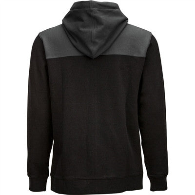 FLY Racing Horizontal Zip-Up Hoodie - Black/Charcoal
