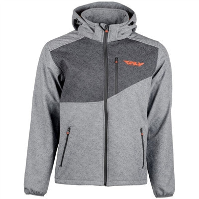 FLY Racing Checkpoint Jacket - Heather Grey/Orange
