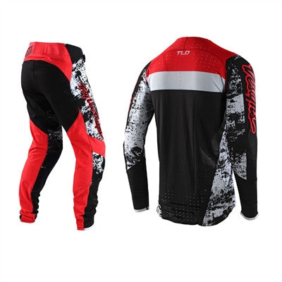 Troy Lee Designs 2022 SE Ultra Grime Black/Rocket Red Jersey Pant Combo