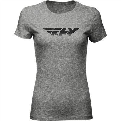 FLY Racing Womens Corporate Tee - Grey