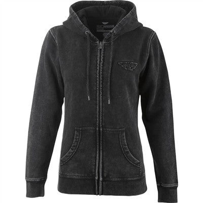 FLY Racing Womens Snow Wash Hoodie - Black