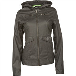 FLY Racing Womens Waxed Jacket - Black
