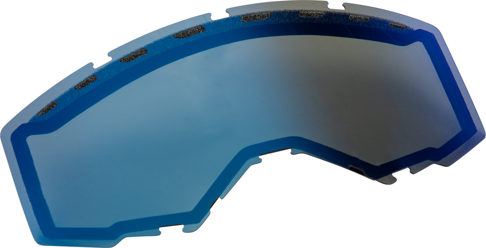 FLY RACING - 37-5501 - DUAL LENS WITH VENTS ADULT W/ SKY BLUE MIR/POLAR SMK LENS