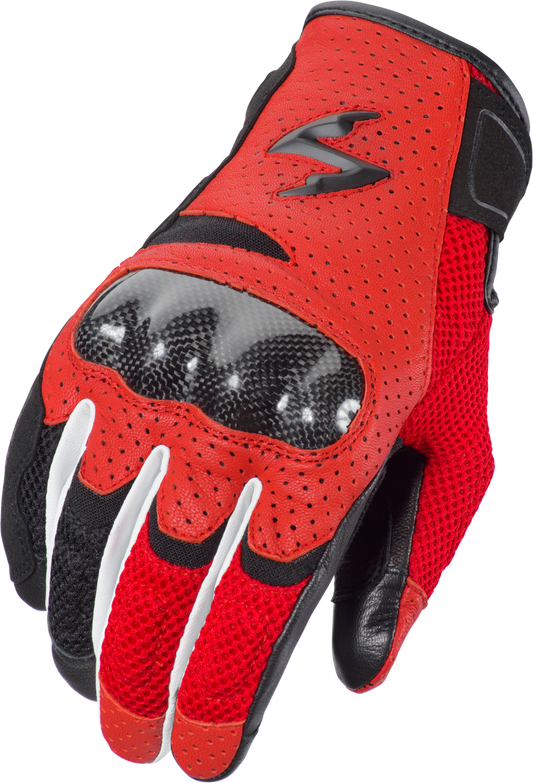 Scorpion Vortex Air Gloves Red