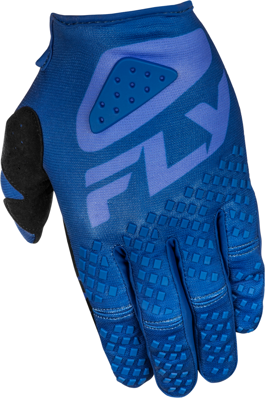FLY Racing 2025 Kinetic Sym Gloves Ultramarine/Dark Blue