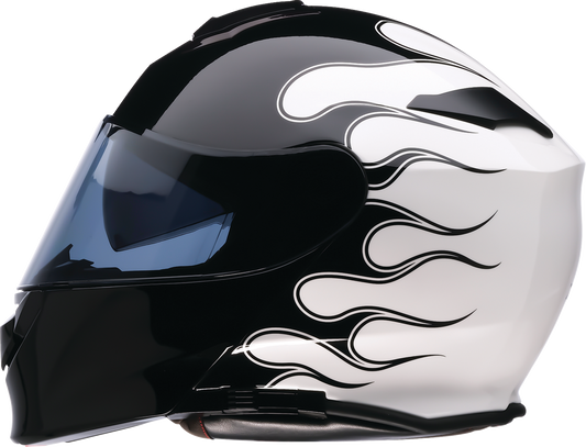 Z1R Solaris 2.0 Modular Helmet Flame Black/White