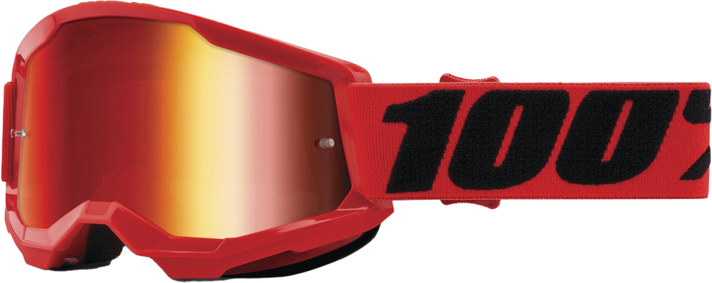 100% - 50032-00004 - STRATA 2 JUNIOR GOGGLE RED MIRROR RED LENS
